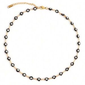 Black evil eye Necklace #2226